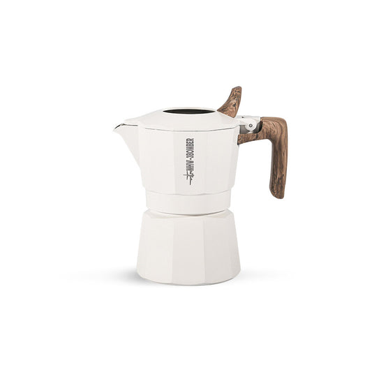 Double Valve Moka Pot 100ml White