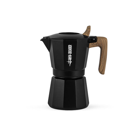 Double Valve Moka Pot 180ml Black