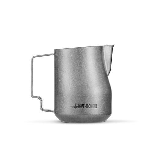 Milk Jug Turbo 450ml Silver Spot