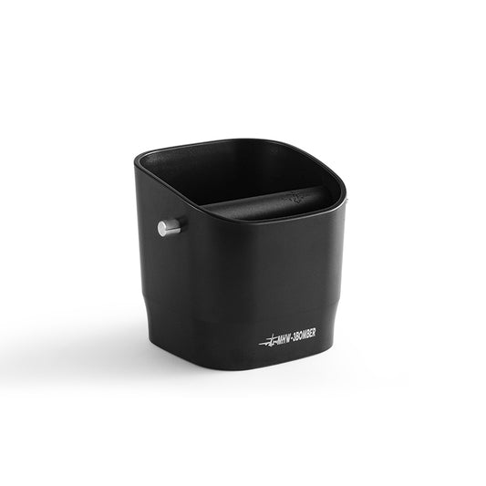 Square Knock Box: Black