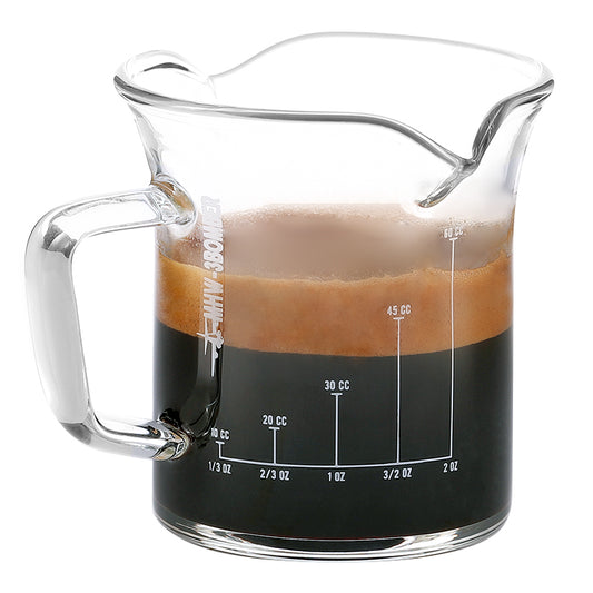 Espresso Dosing Cup: 80ml with Double Spouts