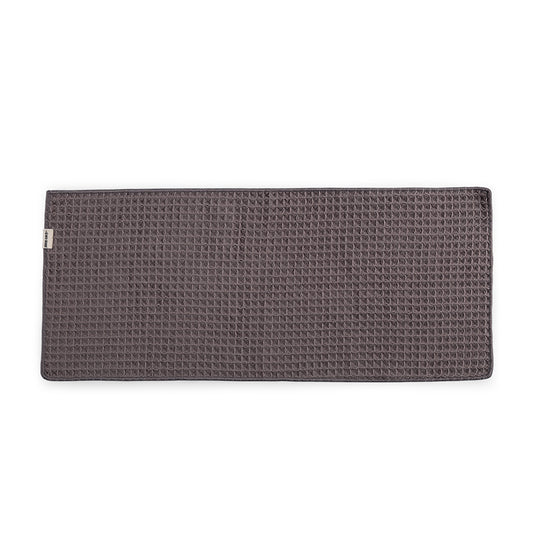 Waffle Barista Towel: 30x70cm Dark Grey